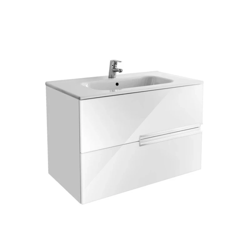 VICTORIA NORD ICE EDITION модуль для раковины, 2 ящика, 800 мм, белый глянец