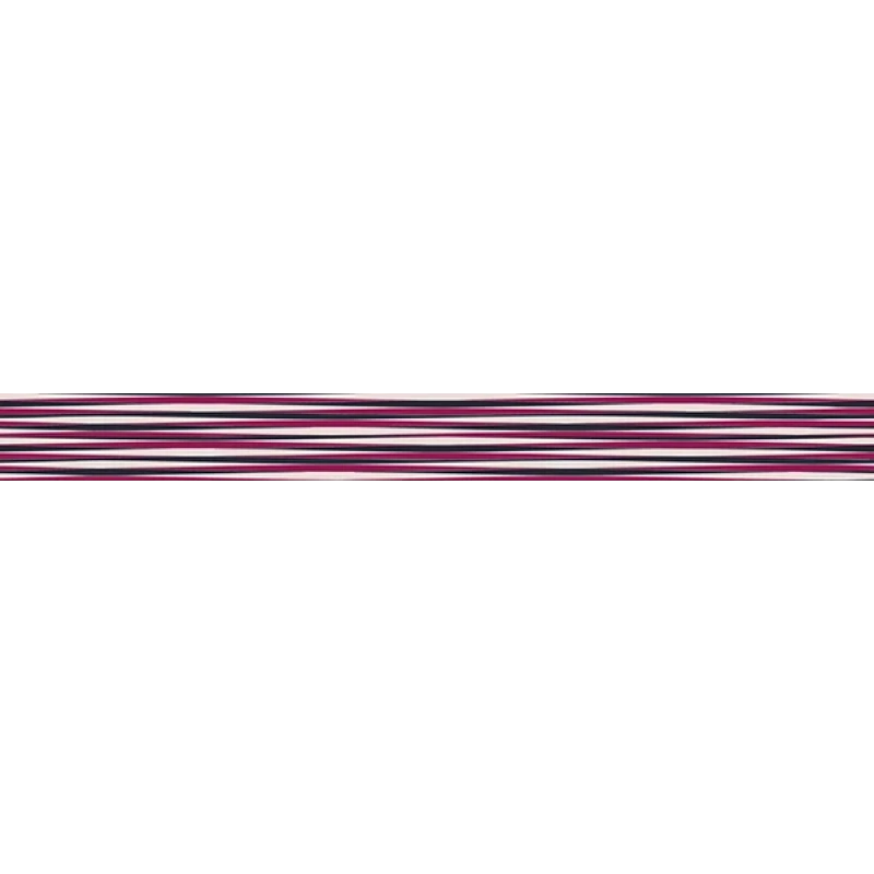 Stripes Бордюр бордо 5х50