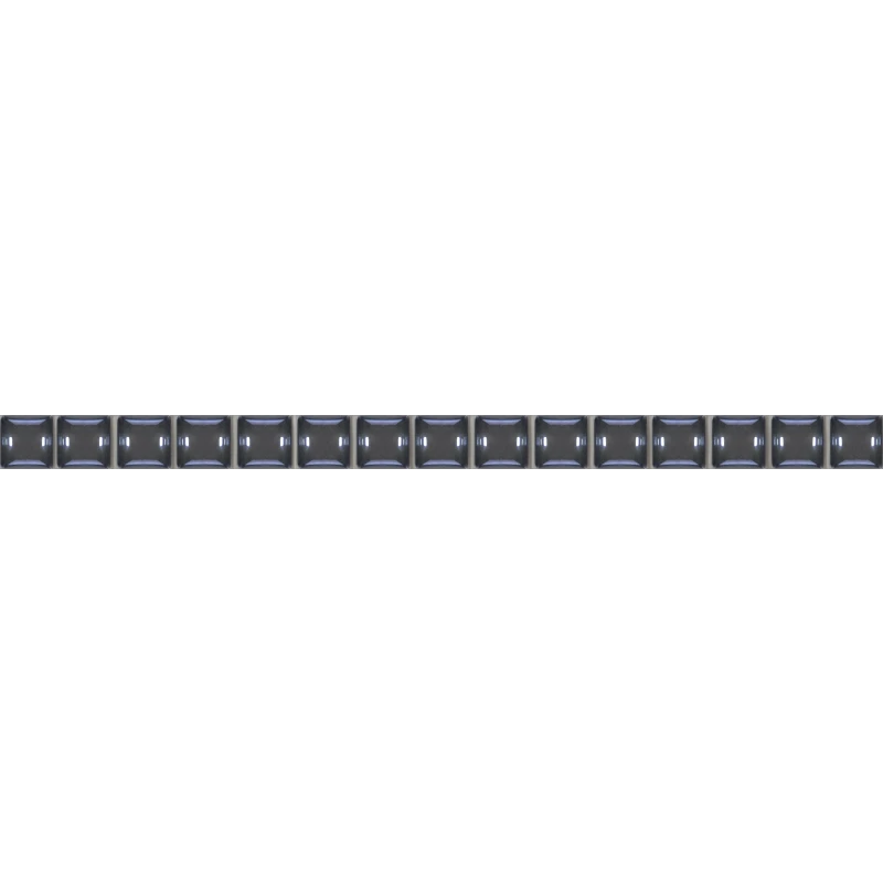 Stripes Бордюр бусинка черный 1,3х20
