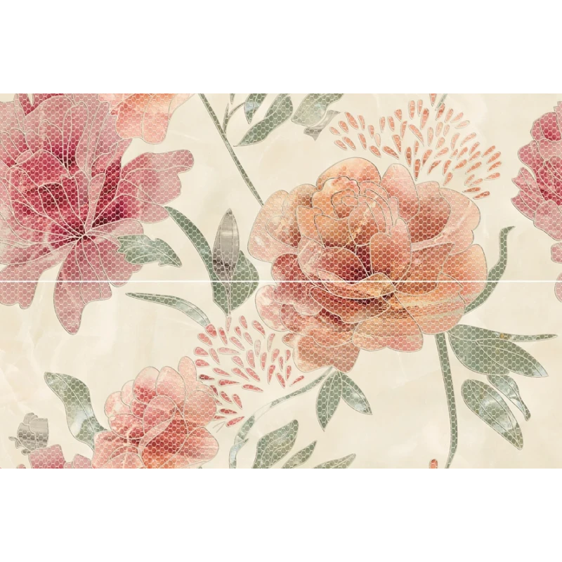 Rose Atica Панно (из 2-х плиток) 50x75