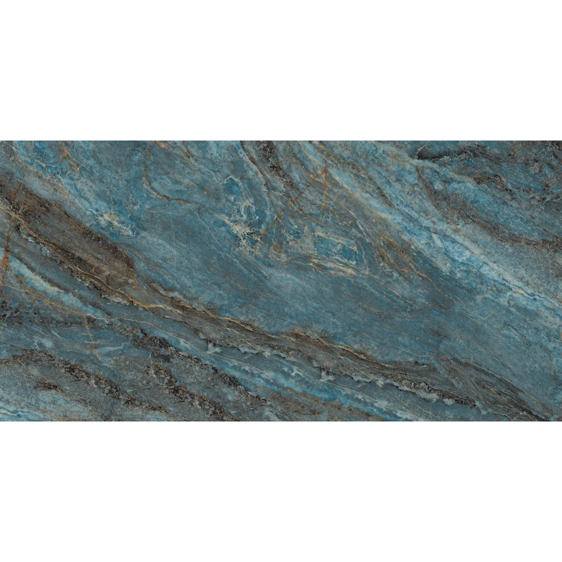 Beam Turquoise Керамогранит бирюзовый 60х120 лаппатированный шайн