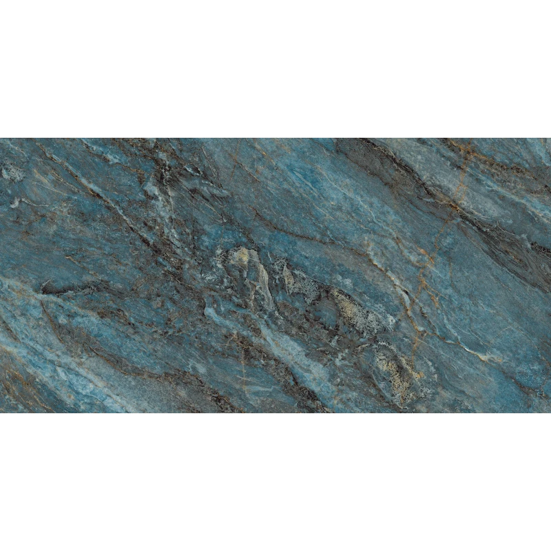 Beam Turquoise Керамогранит бирюзовый 60х120 лаппатированный шайн