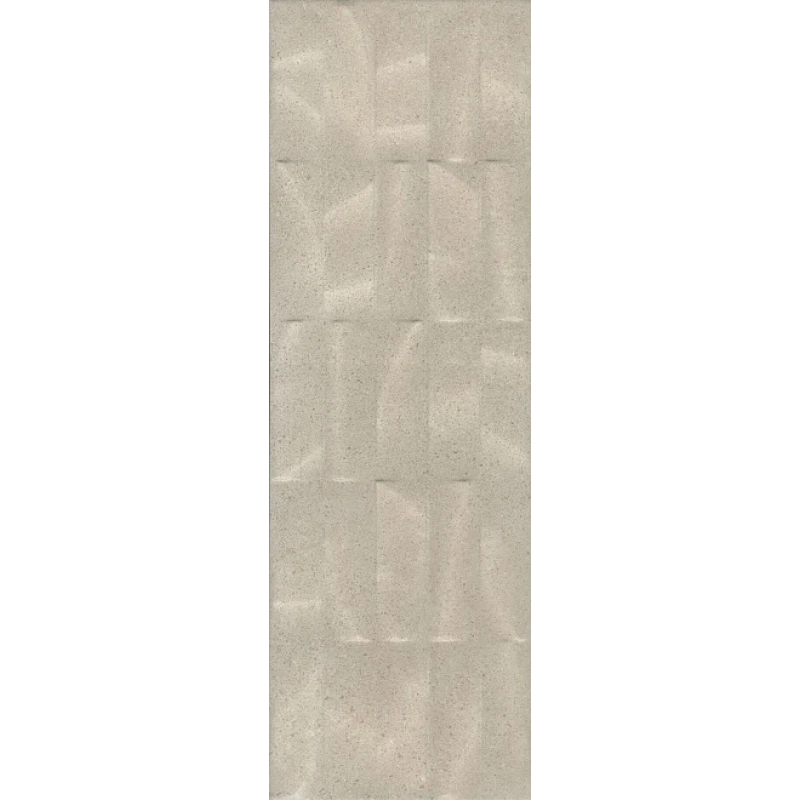Безана Плитка настенная бежевая структура обрезной 12153R 25х75