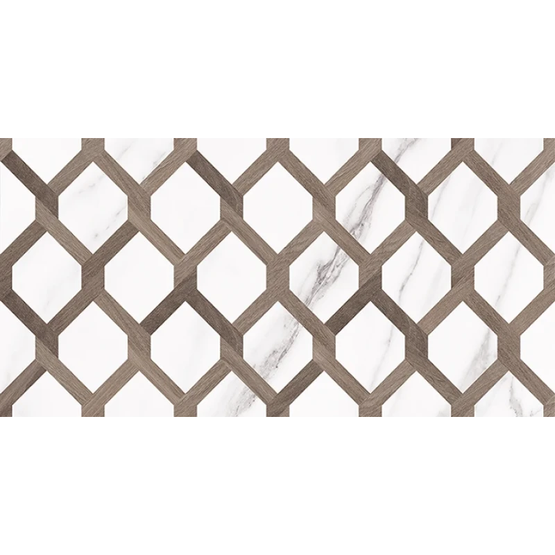 Blanco Плитка настенная белый узор 08-00-01-2677 20х40