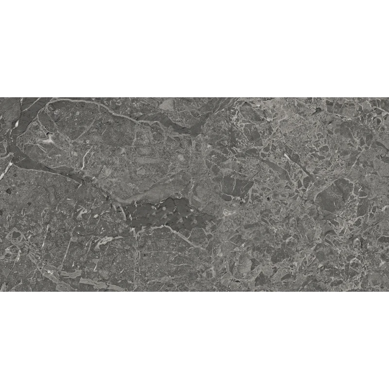 Brecia Adonis Dark Керамогранит темно-серый 60x120 полированный