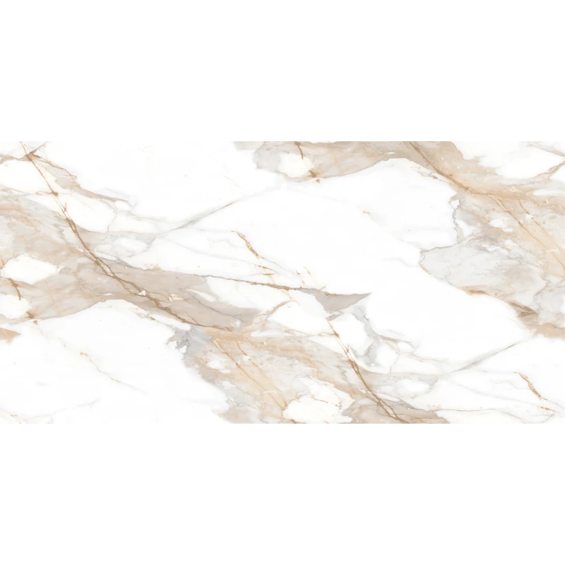 Calacatta Fairy Gold Керамогранит бежевый 60х120 Полированный