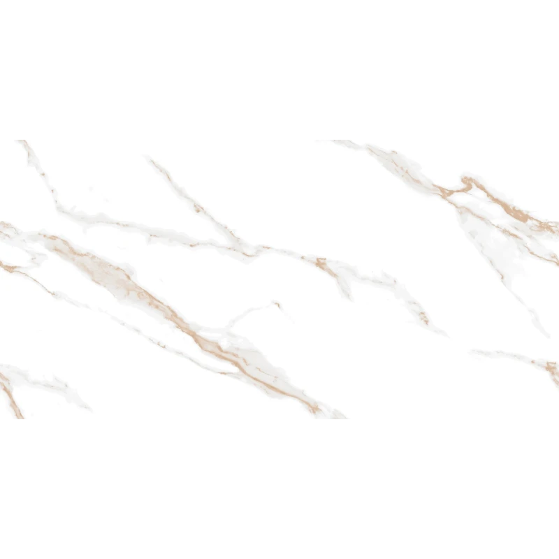 Calacatta Sharp Gold Керамогранит белый 60х120 Полированный