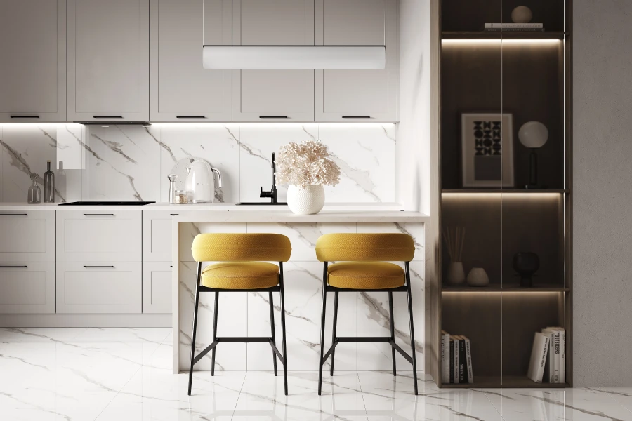 Calacatta sharp silver