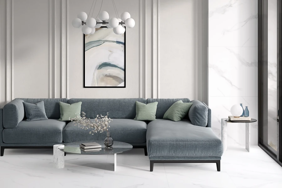 Calacatta sharp silver