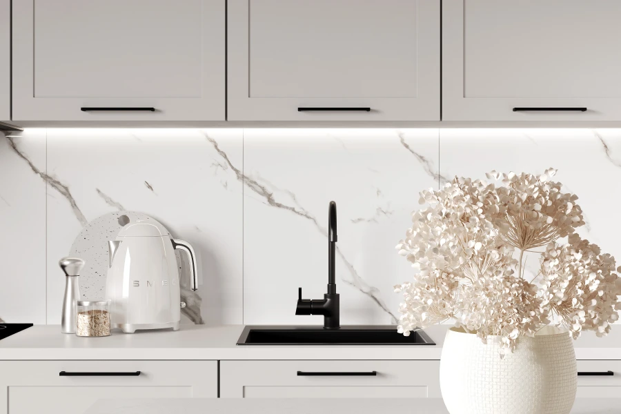 Calacatta sharp silver