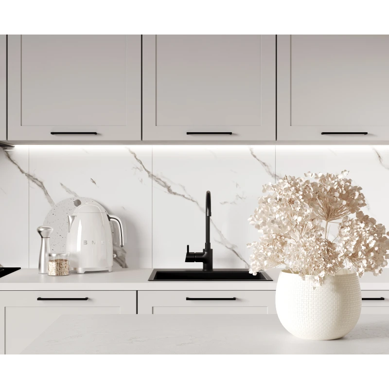 Calacatta sharp silver