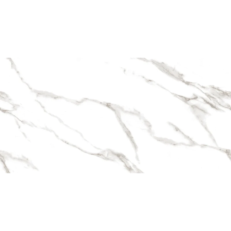 Calacatta Sharp Silver Керамогранит белый 60х120 Полированный
