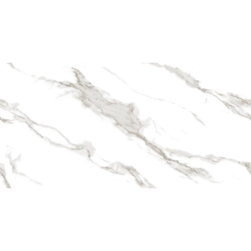 Calacatta Sharp Silver Керамогранит белый 60х120 Полированный