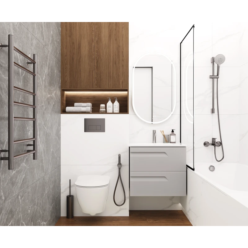 Carrara excellent silver