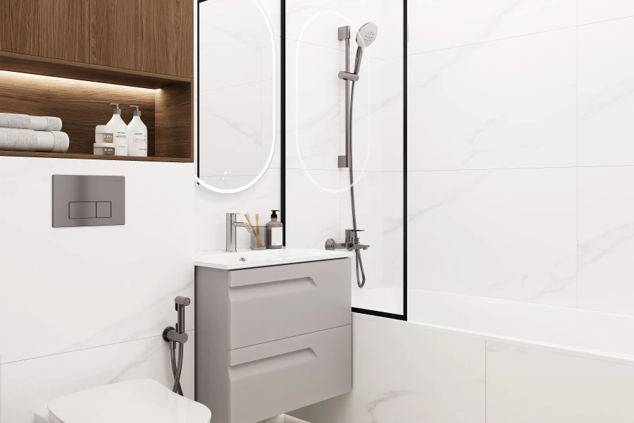 Carrara excellent silver