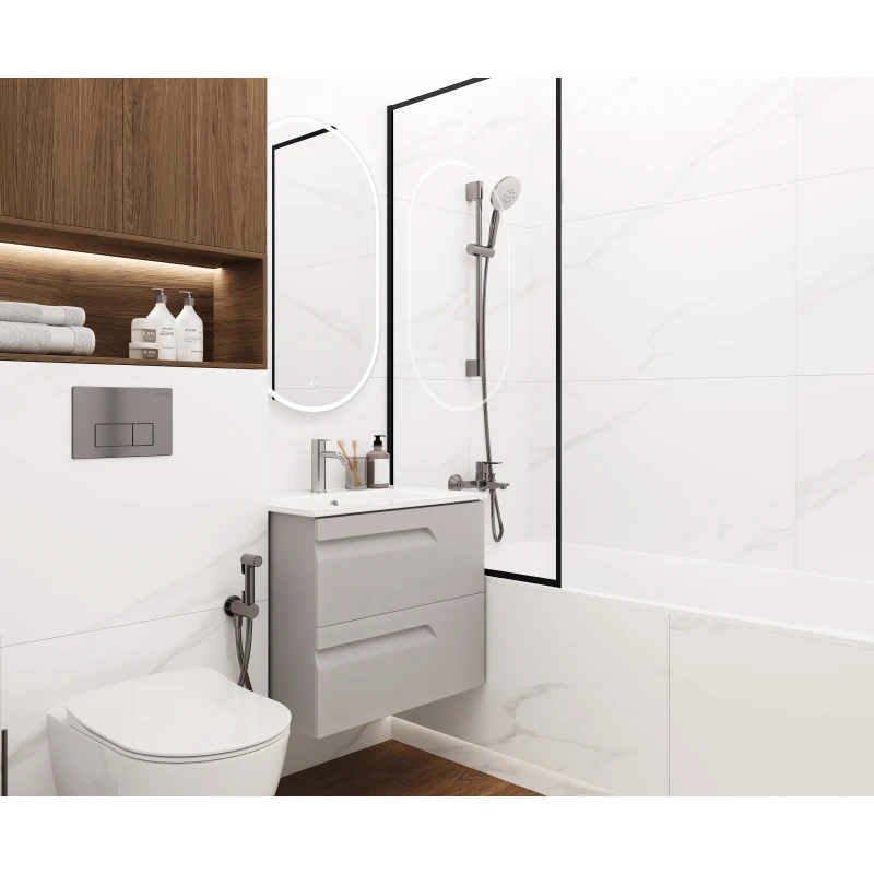Carrara excellent silver
