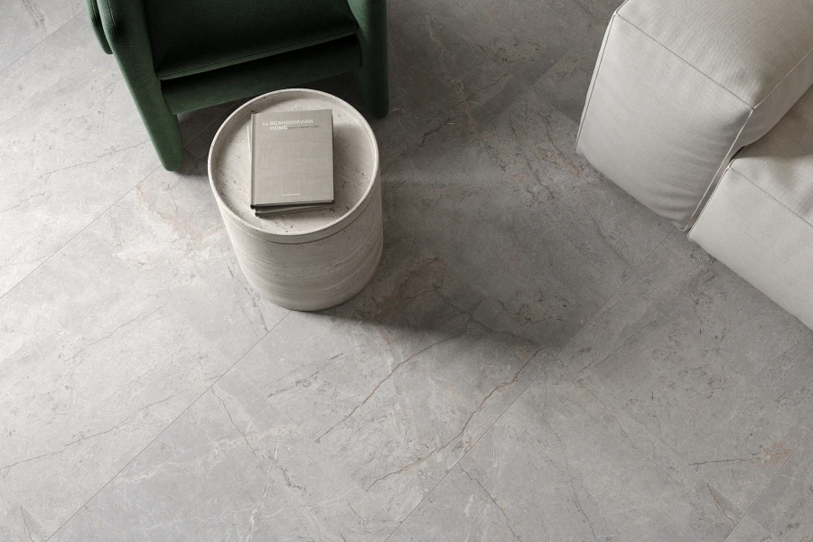 Carved river gray