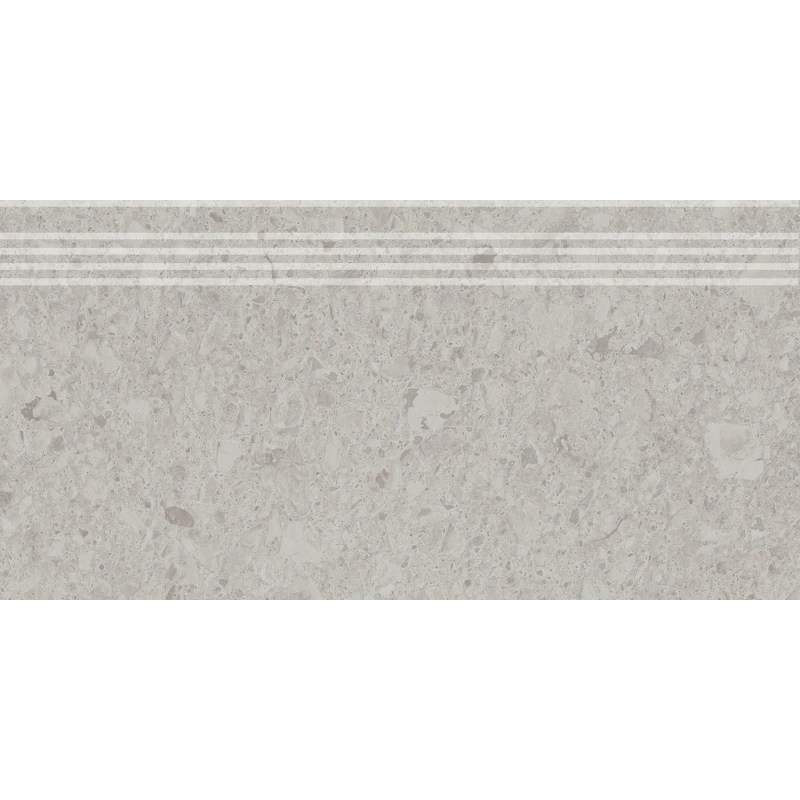 Чеппо ди Гре Ступень серый светлый матовый обрезной DD605820R\GR 30x60