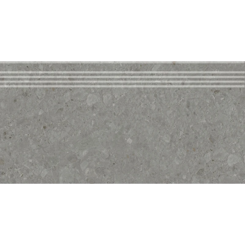 Чеппо ди Гре Ступень серый тёмный матовый обрезной DD606120R\GR 30x60