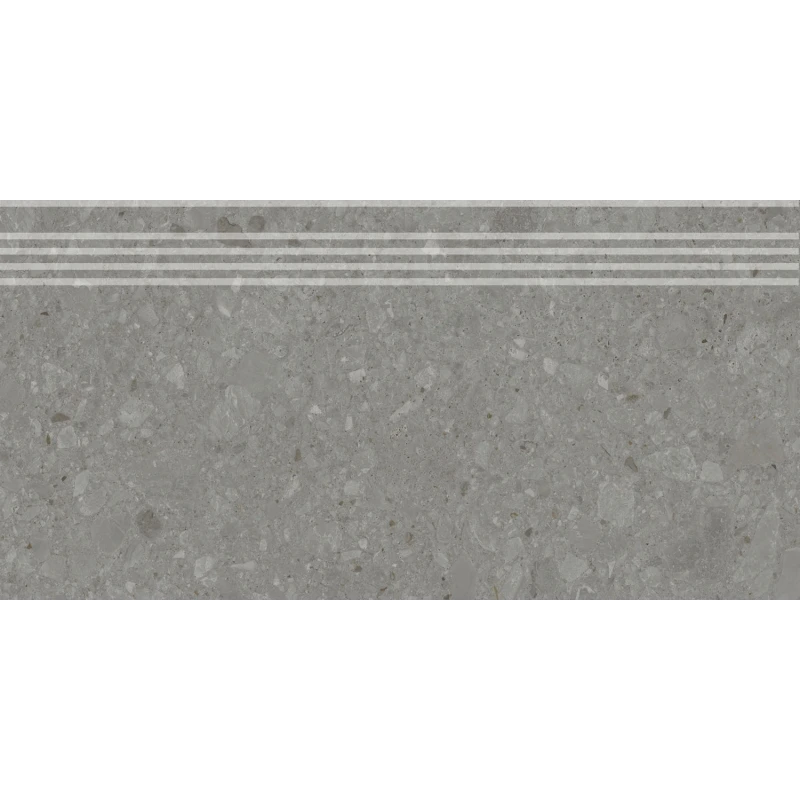 Чеппо ди Гре Ступень серый тёмный матовый обрезной DD606120R\GR 30x60