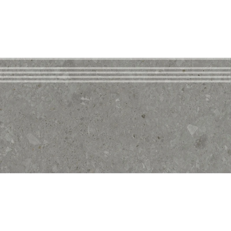 Чеппо ди Гре Ступень серый тёмный матовый обрезной DD606120R\GR 30x60