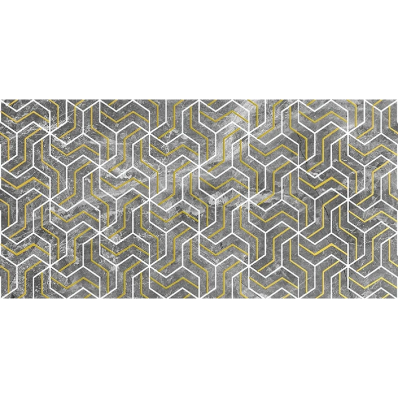 Crystal Fractal Декор серый 30х60
