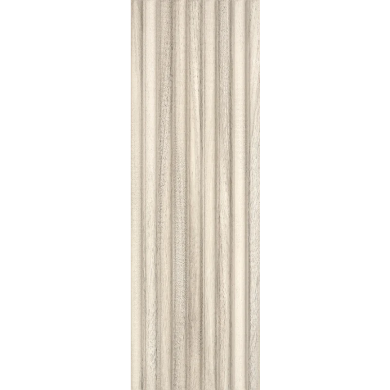 Daikiri Beige Wood Pasy Struktura Плитка настенная 25х75