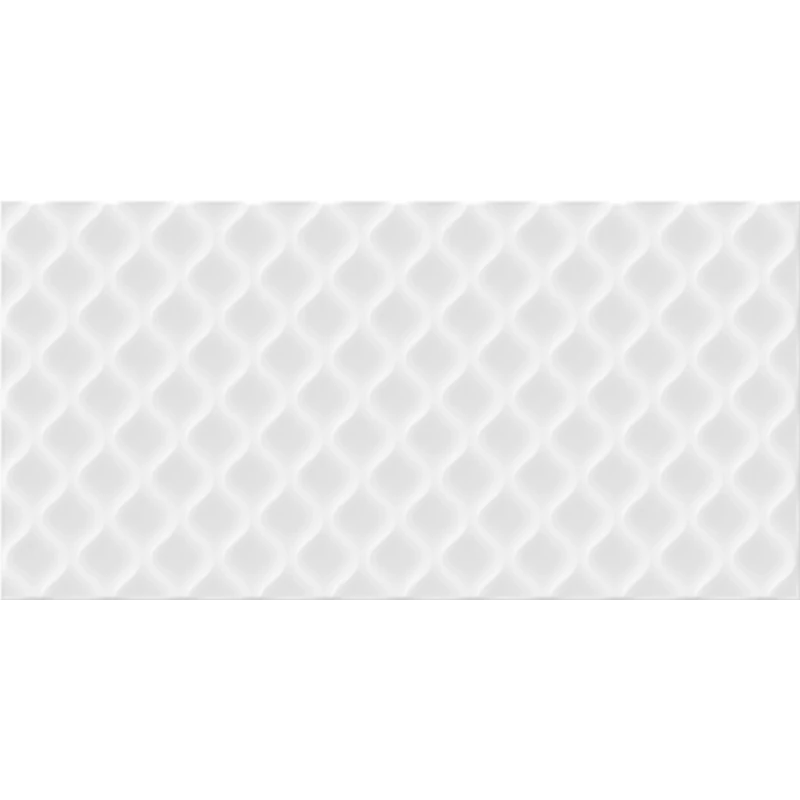 Deco облицовочная плитка рельеф белый (DEL052D) 29,8x59,8