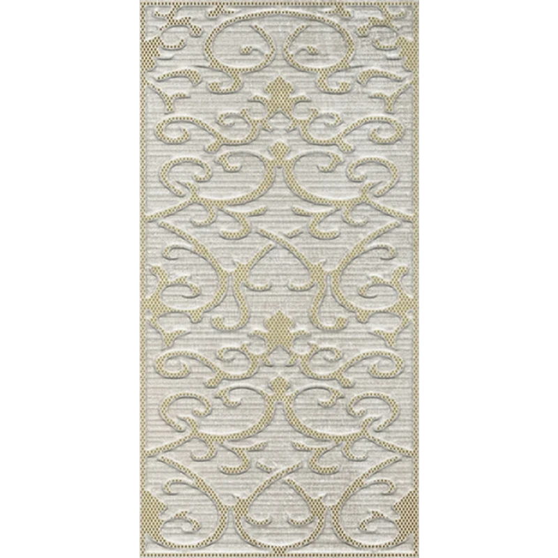 Deja Vu Gold White Декор Damask (K941991) 30x60