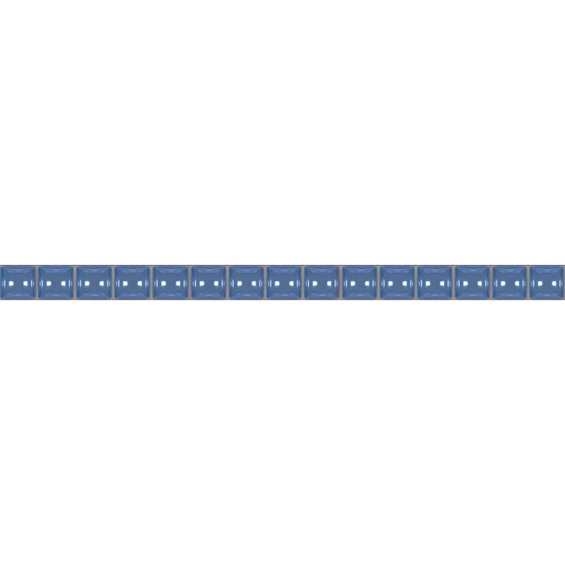 Stripes Бордюр бусинка синий 1,3х20