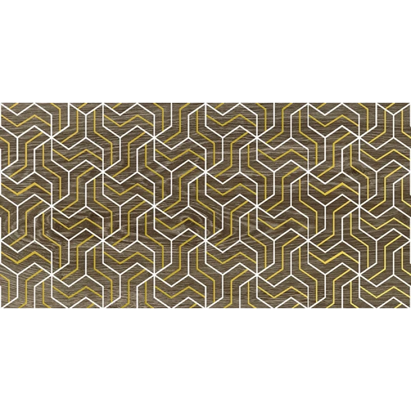 Genesis Fractal Декор коричневый 30х60