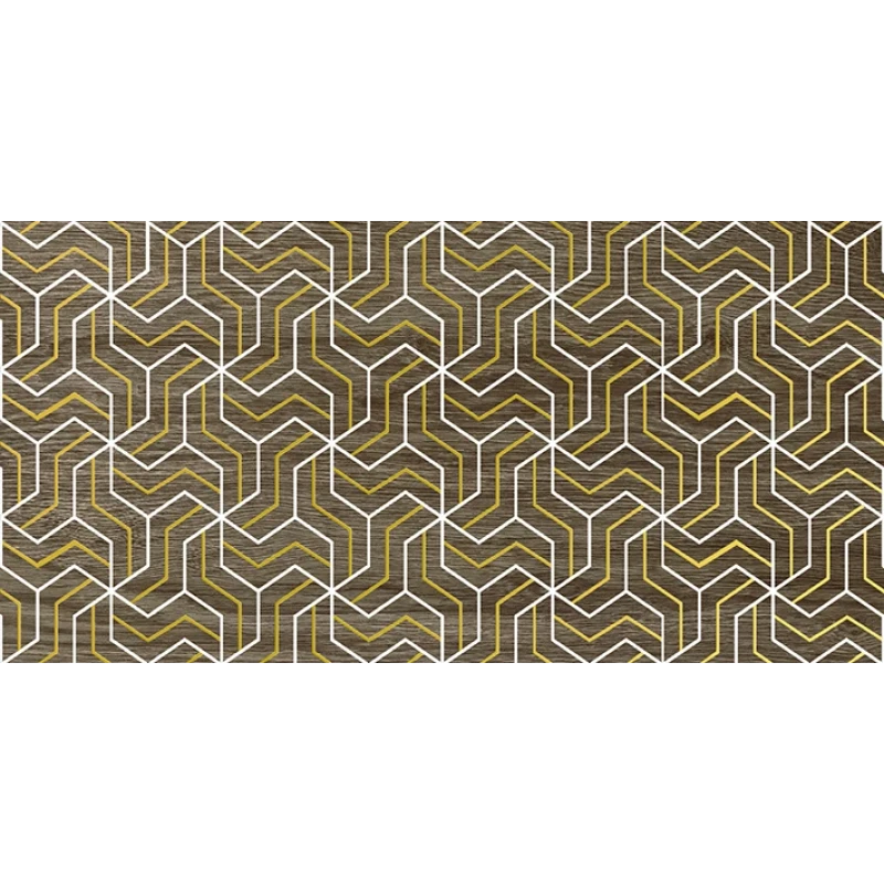 Genesis Fractal Декор коричневый 30х60