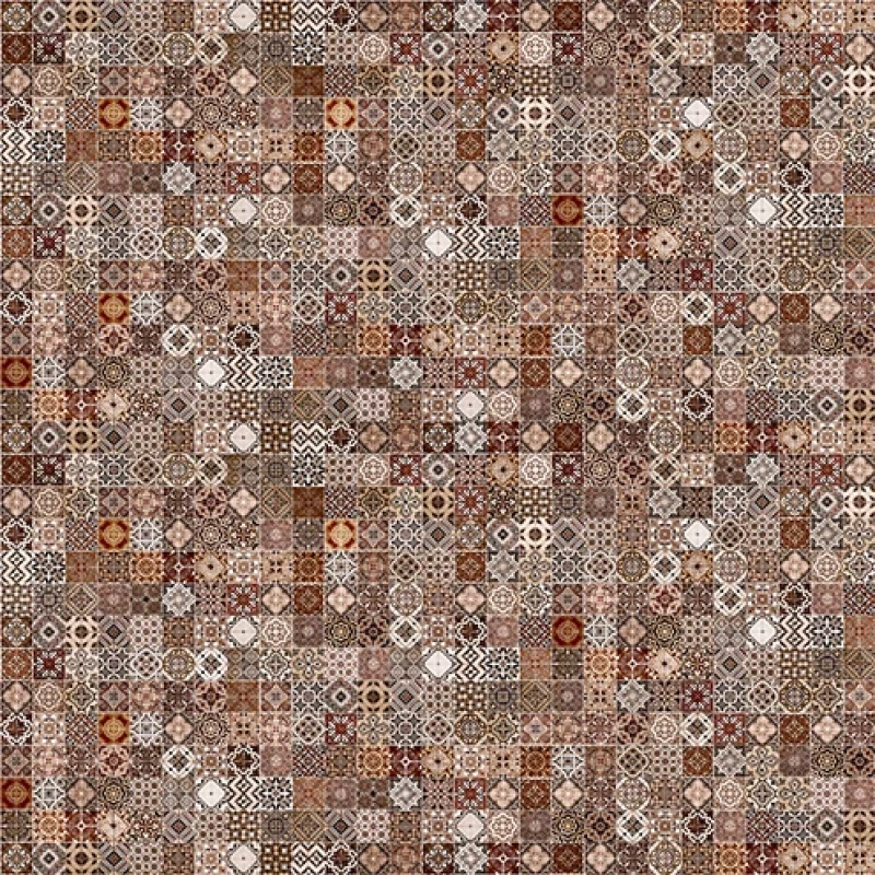 Hammam глаз. керамогранит коричневый (16107) 42x42