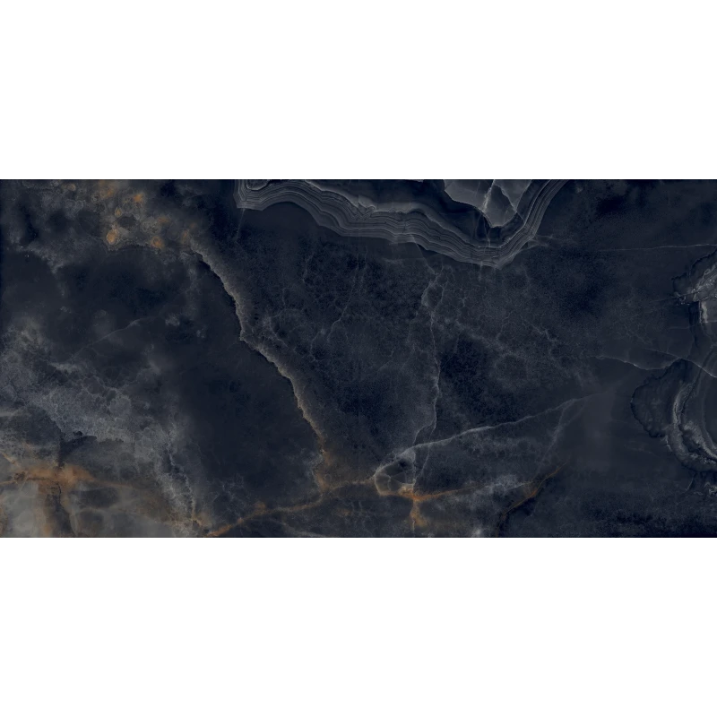 Interstellar Black Керамогранит чёрный 80х160 полированный