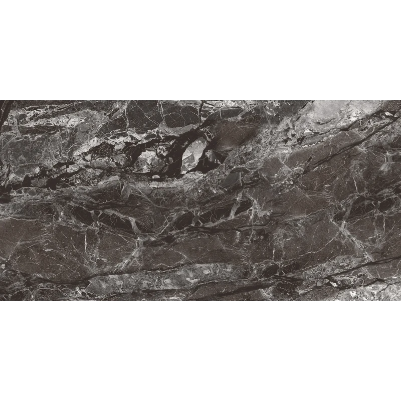 Kenya Nero Керамогранит черный 60x120 полированный
