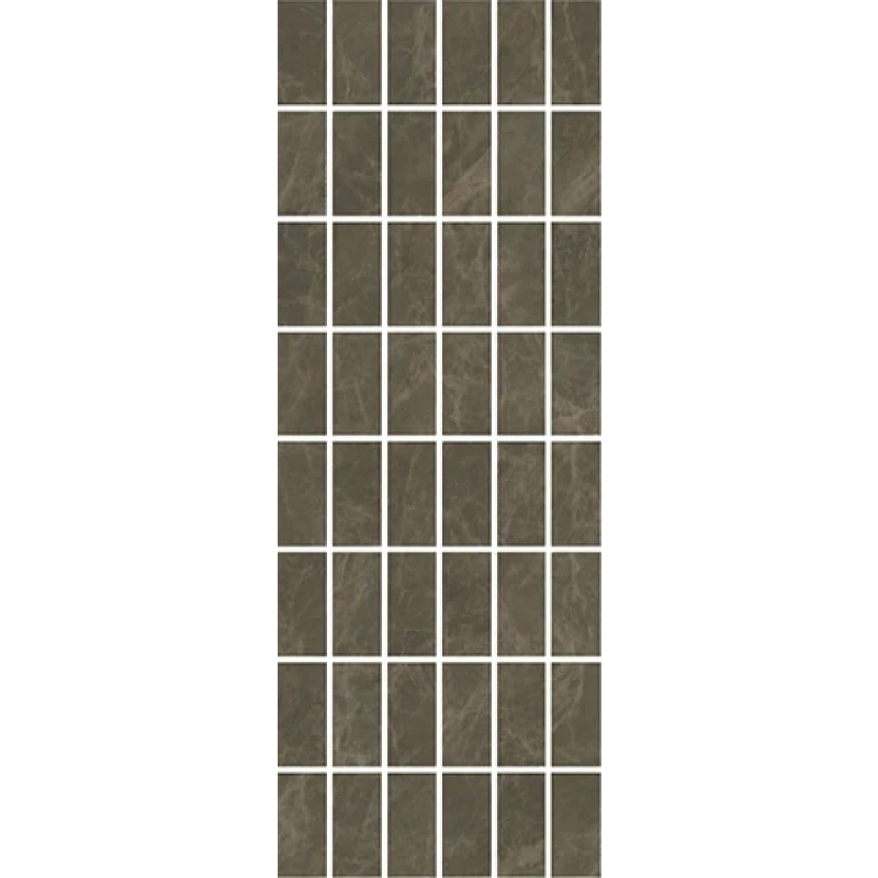 Лирия Декор коричневый мозаичный MM15139 15х40