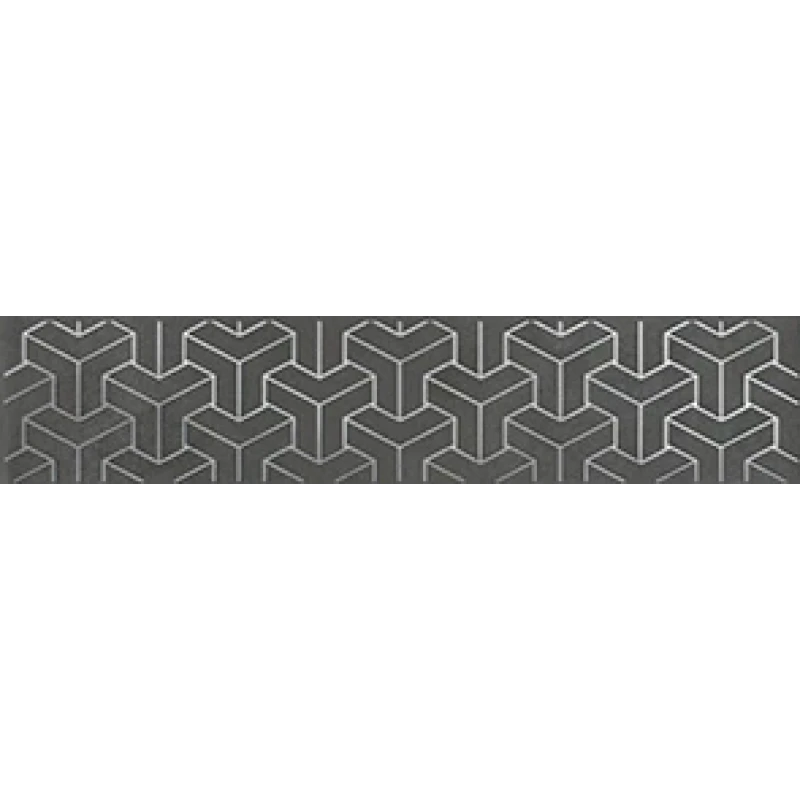 Ломбардиа Бордюр антрацит AD\D569\6400 25х5,4
