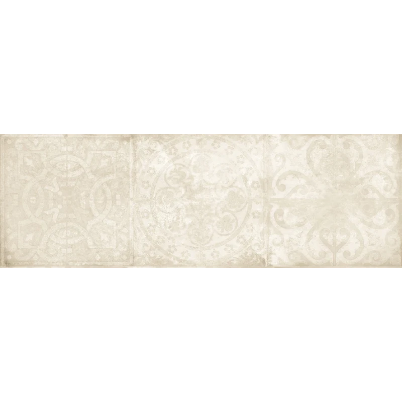 Luara Плитка настенная декорированная бежевый  (LUU011D) 25x75