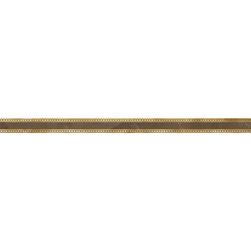 Миланезе дизайн Бордюр Римский марроне 1506-0419-1001 3,6х60