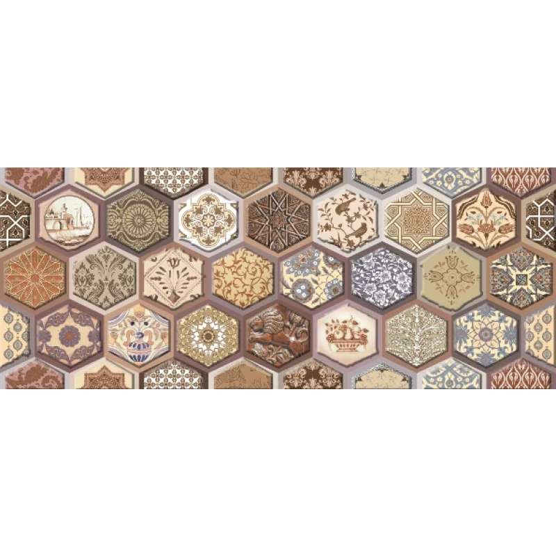 Navarra Плитка настенная Mocca "Arabesco" 20,1x50,5