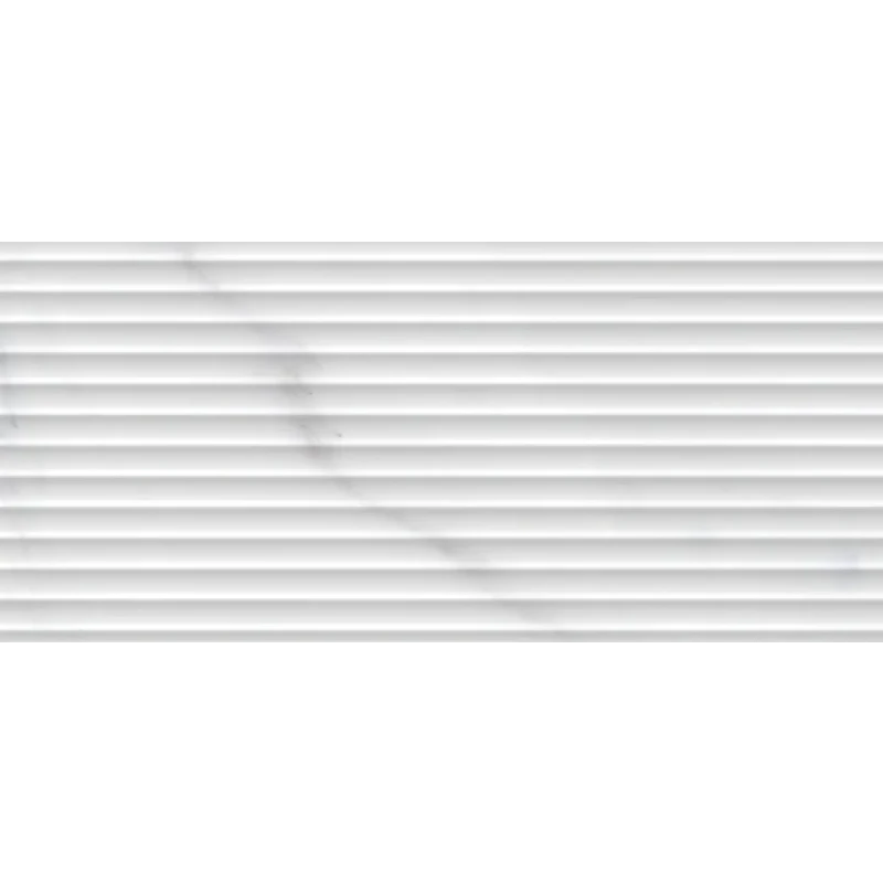 Omnia Плитка настенная белая  рельеф OMG052D 20х44