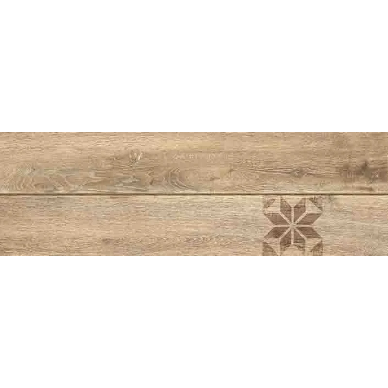 Ornamentwood глаз, керамогранит декорированный, бежевый (C-OW4M013D) 18,5x59,8