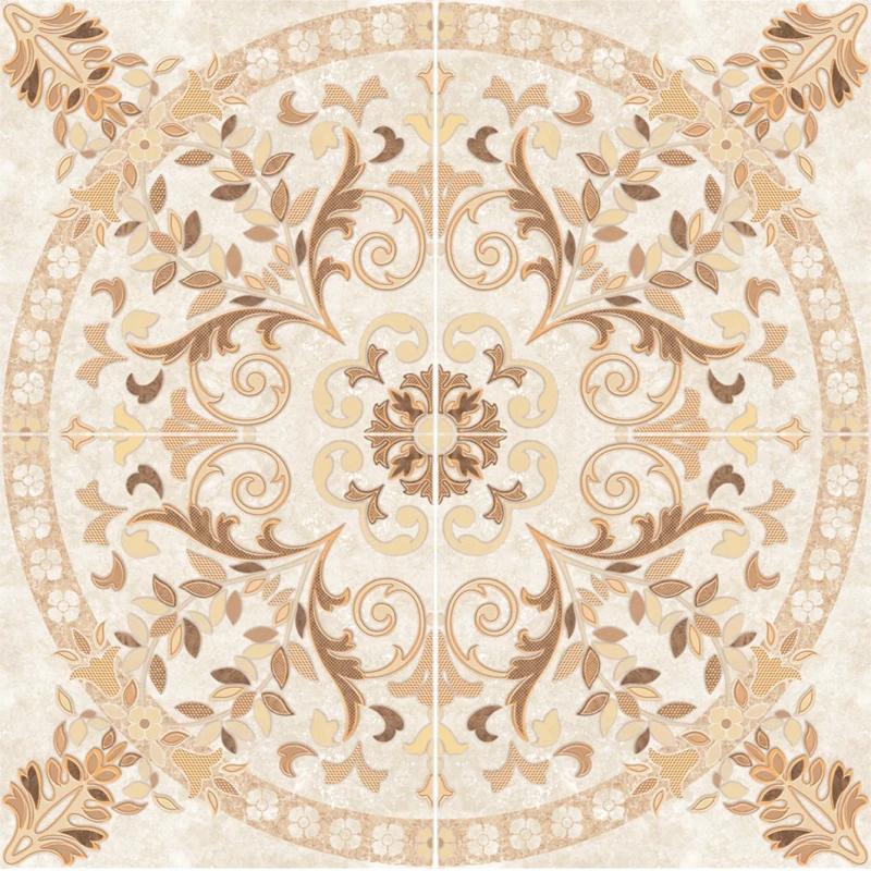 Pompei Панно напольное светло-бежевое (PY6R304) 84x84