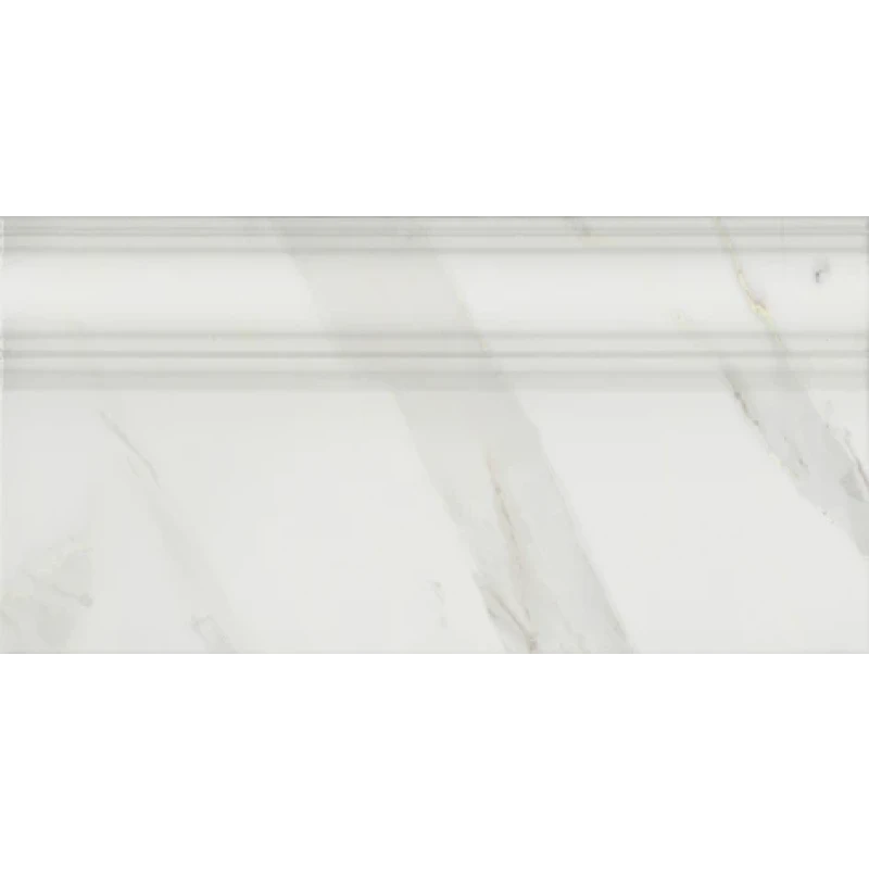 Прадо Плинтус белый обрезной FME002R 20х40