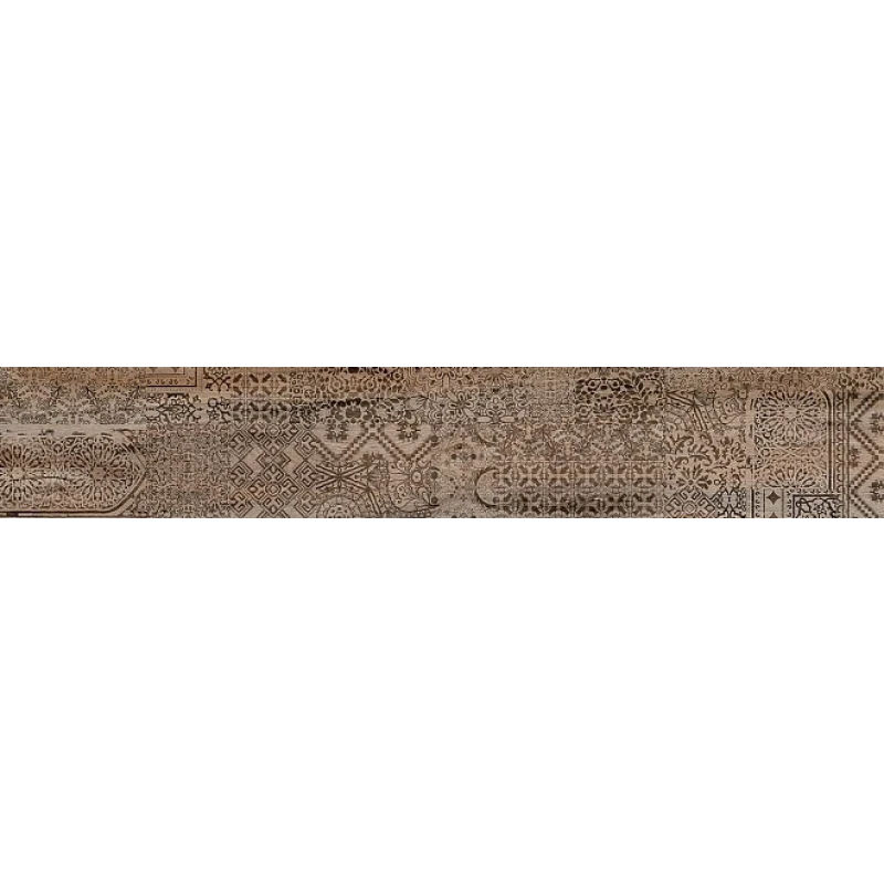 Про Вуд Керамогранит беж темный декорированный обрезной DL510200R 20х119,5 (Малино)