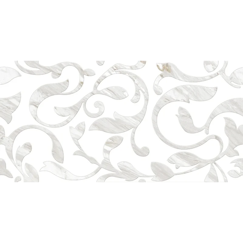 Royal Stone Плитка настенная декорированная А белый (RSL052D) 29,8x59,8
