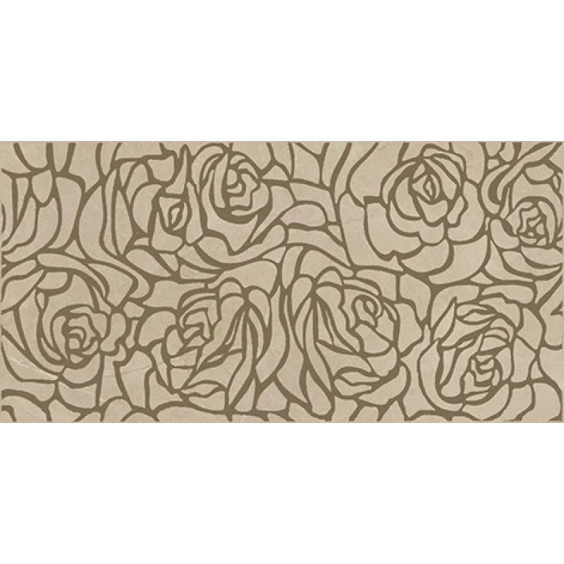 Serenity Rosas Декор коричневый 08-03-15-1349 20х40
