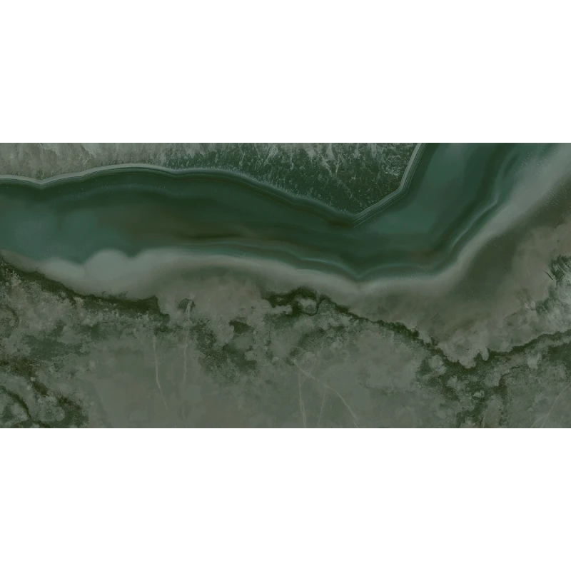 Сеттиньяно зелёный грань глянцевый 19077 9,9x20