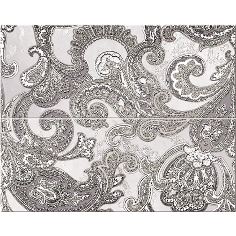 Sfumato grey Панно Paisley 50,5х40,2