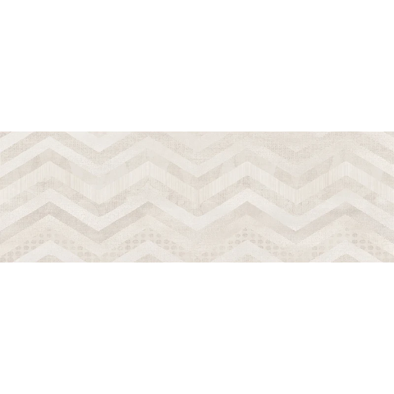 Shevron Плитка настенная декорированная бежевый (VNU011D) 25x75
